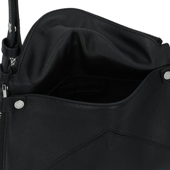 Karl Lagerfeld Behind the Seams Mini tas Schoudertas Leer 18 cm met uitbreidingsplooi