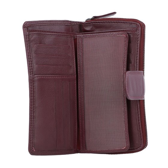 Greenburry Sponsachtig portefeuille leer 9,5 cm