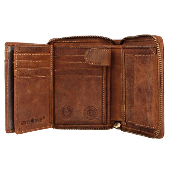 Greenburry Vintage Portemonnee Leder 12.5 cm