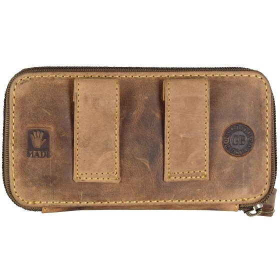 Greenburry Vintage heuptasje leer 14,5 cm