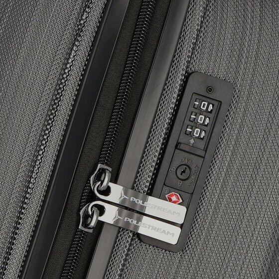Polestream Moonrock 4 wielen Trolley L 78 cm met uitbreidingsplooi