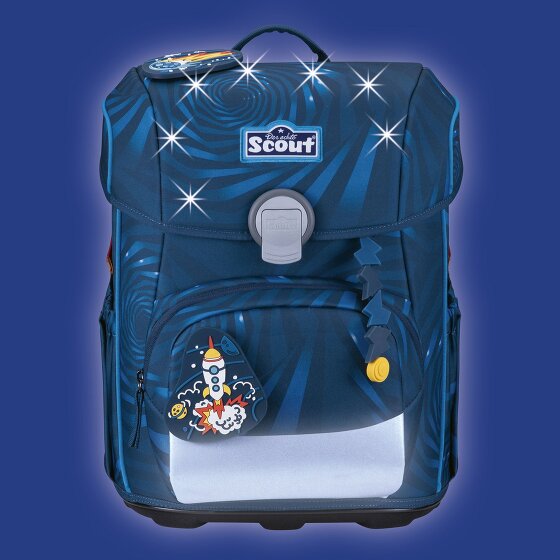Scout Neo LED Schooltas set 8-delig Scout Neo LED Schooltas set 8-delig