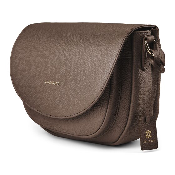 Lazarotti Bologna Leather XL Crossbody tas van leer 27 cm