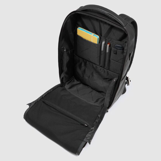 Piquadro Cronus Zakelijke rugzak RFID-bescherming Leer 41 cm Laptop compartiment