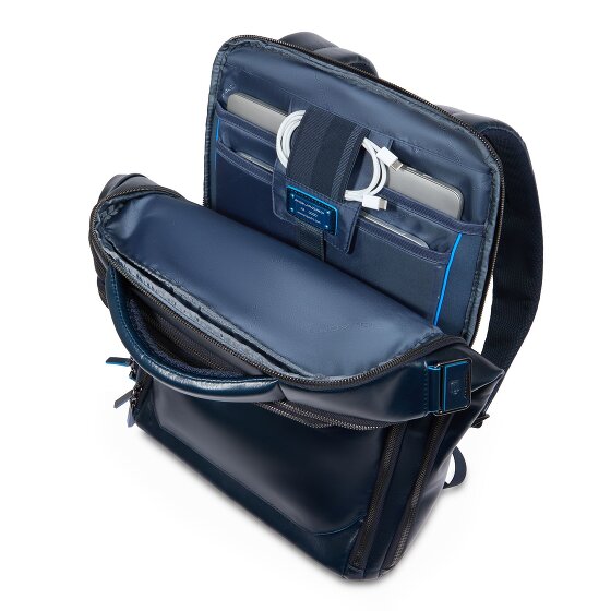 Piquadro Blue Square Dagrugzak Leer 42 cm Laptop compartiment