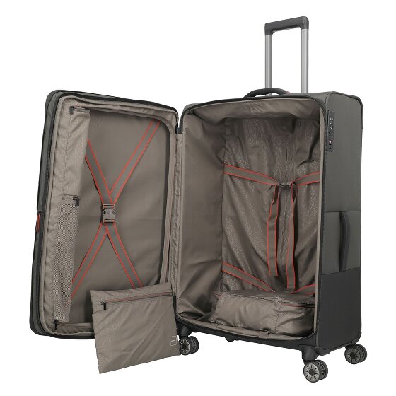 Travelite Crosslite 4 wielen Trolley XL 81 cm met uitbreidingsplooi