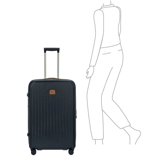 Bric's Taormina 4 wielen Trolley 75 cm met uitbreidingsplooi