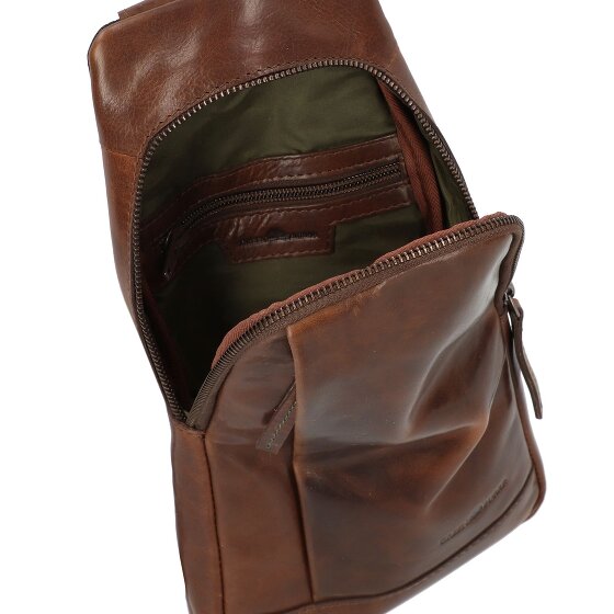 Greenburry Newport schoudertas leer 33 cm