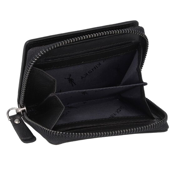 Jack Kinsky Montreal Portemonnee RFID-bescherming Leer 11 cm