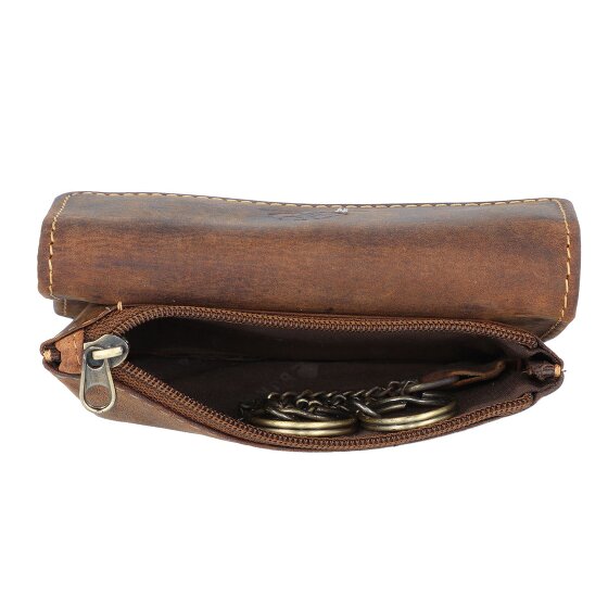 Greenburry Vintage sleuteletui leer 12 cm