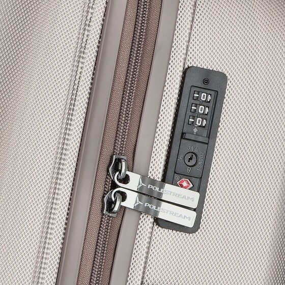 Polestream Moonrock 4 wielen Trolley M 69 cm met uitbreidingsplooi