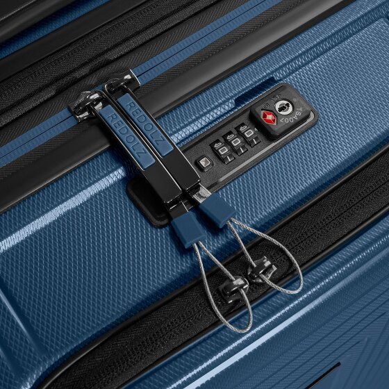 Redolz Essentials 14 4 wielen Cabinewagen S 55 cm Laptop compartiment met uitbreidingsplooi