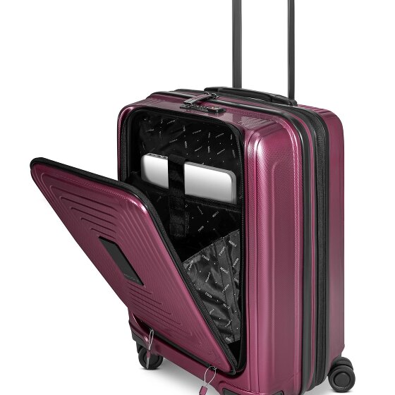 Redolz Essentials 14 4-wiel kofferset 2 stuks laptopvak met rekbare vouw