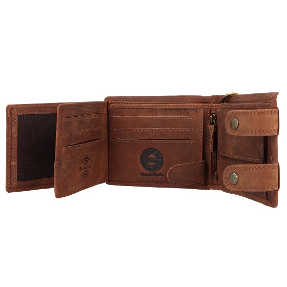 Greenland Nature Montenegro Portemonnee RFID-bescherming Leder 12 cm