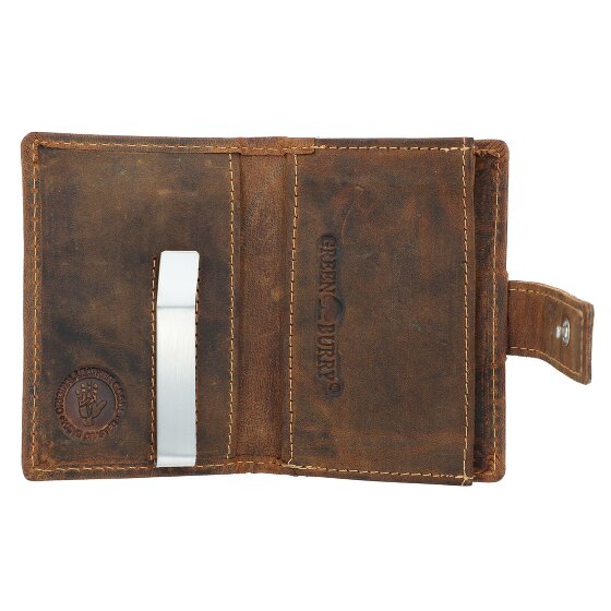 Greenburry Vintage visitekaart etui RFID leer 7 cm