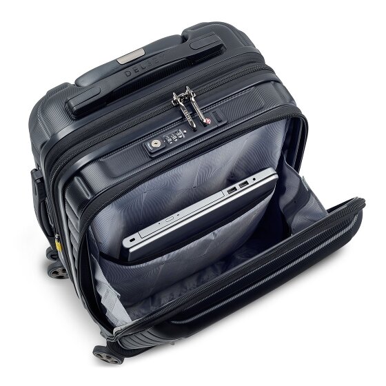 Delsey Paris Shadow 5.0 4-wiel cabine trolley 55 cm laptopvak met uitbreidingsplooi