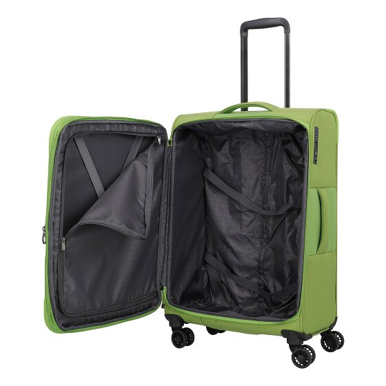 Travelite Corsiica 4 wielen Trolley M 67 cm met uitbreidingsplooi