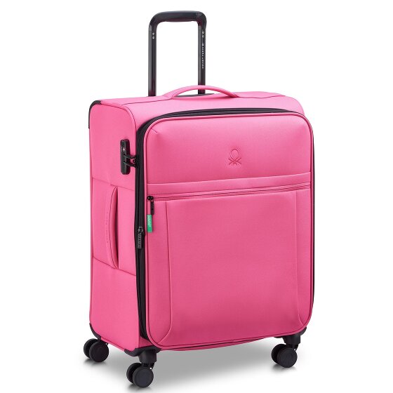 Delsey Paris x United Colors of Benetton BE 4-wiel trolley 65 cm met uitbreidingsplooi