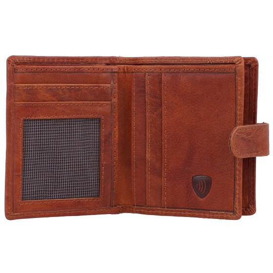 Spikes & Sparrow Portemonnee RFID Leer 8 cm