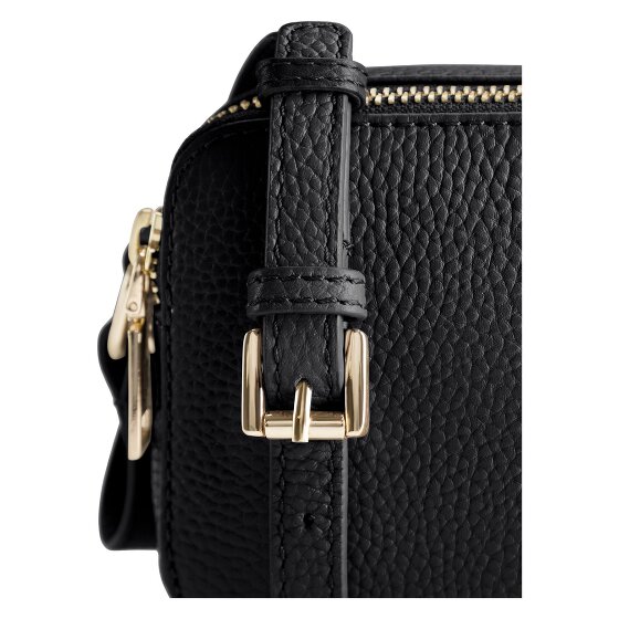 Lazarotti Bologna leer crossbody tas Camera-Bag leer dubbele rits 18 cm