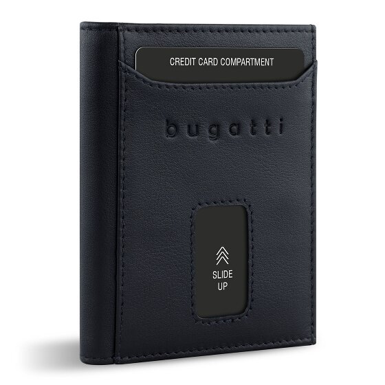 bugatti Secure Slim Portemonnee RFID-bescherming Leer 8 cm