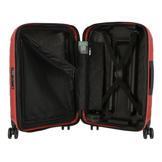 Samsonite Attrix 4 wielen Cabinewagen 55 cm met uitbreidingsplooi