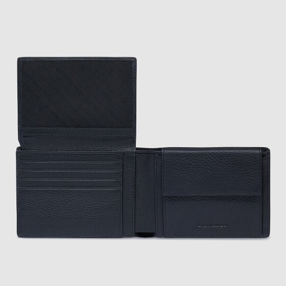 Piquadro Than Portemonnee RFID-bescherming Leer 12.5 cm