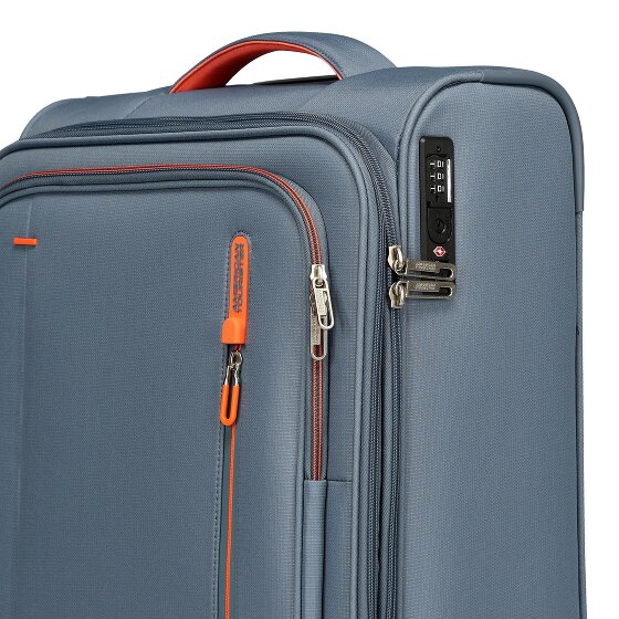 American Tourister Cloudrider 4 wielen Cabinewagen S 55 cm met uitbreidingsplooi