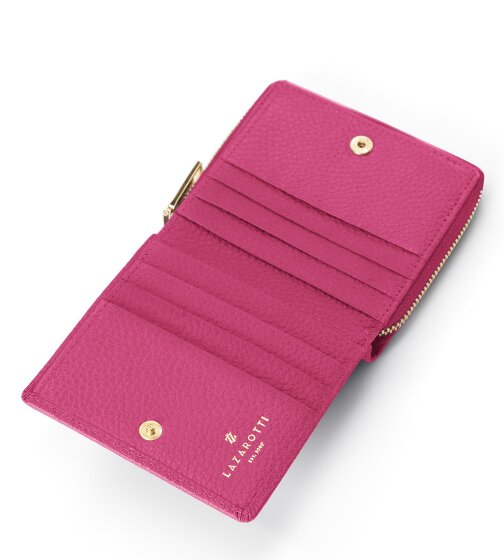 Lazarotti Bologna Leer Medium Ritssluiting Portemonnee Leer 10 cm