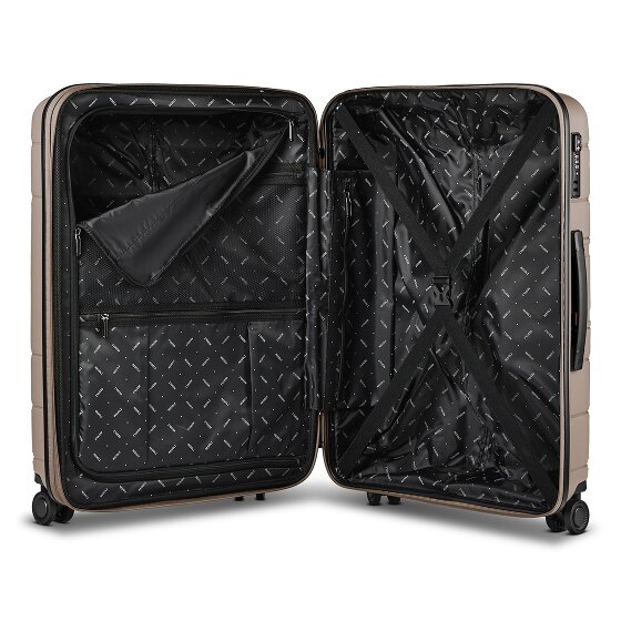 Redolz Essentials 11 4 wielen Trolley 66 cm met uitbreidingsplooi