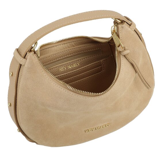 Hey Marly Lifetime Sister Suede Schoudertas Leer 25 cm