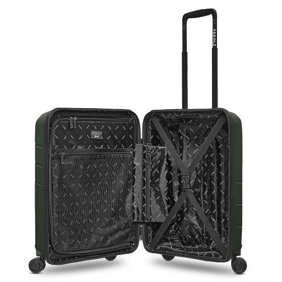 Redolz Essentials 17 Cabinewagen met 4 wielen, 55 cm, laptopvak met zachte voering