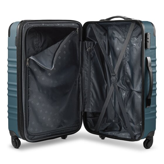Wenger Amplar Evo 4 wielen Trolley M 65 cm met uitbreidingsplooi