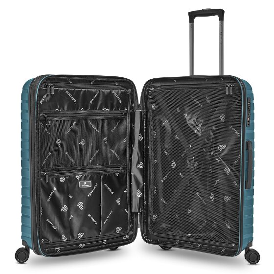 Pactastic Collection 04 THE MEDIUM + 4 wielen Trolley M 66 cm met uitbreidingsplooi
