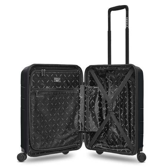 Redolz Essentials 17 4-wiel cabine trolley 55 cm soft-pocket laptop compartiment