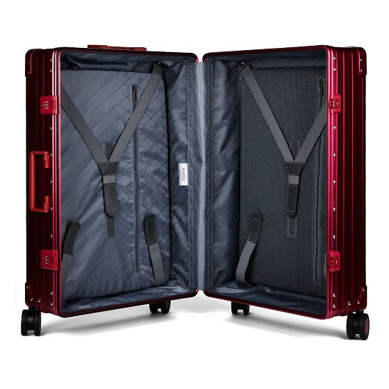 Aleon Traveler trolley met 4 wielen, Aluminium, 67 cm