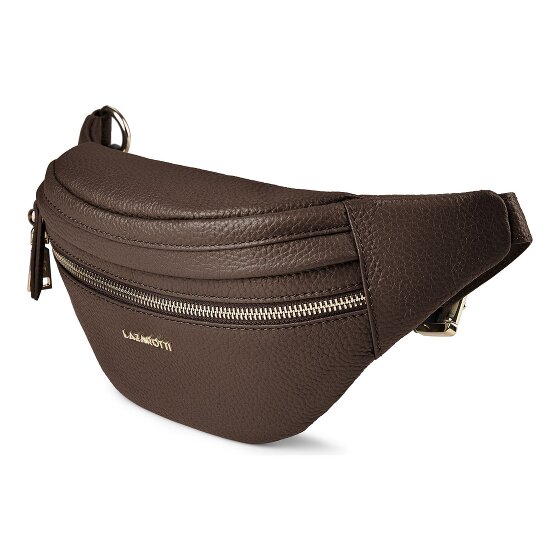 Lazarotti Bologna leer Fanny pack met dubbele rits, crossbody, leer, 25 cm