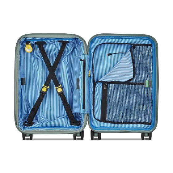 Delsey Paris Lutece 4 wielen Cabinewagen 55 cm met uitbreidingsplooi