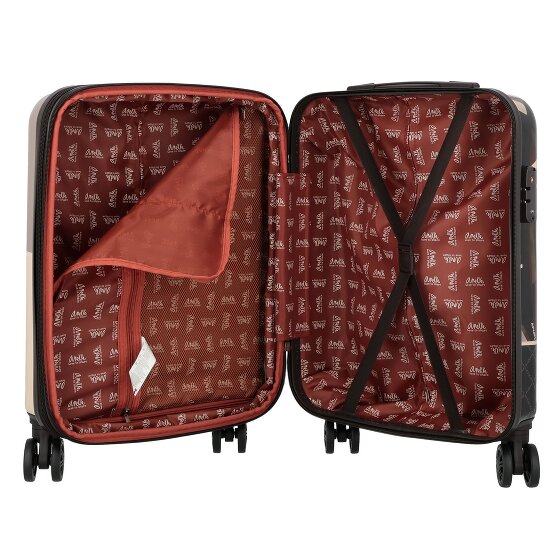 Anekke Viaje 4 wielen Cabinewagen 55 cm met uitbreidingsplooi