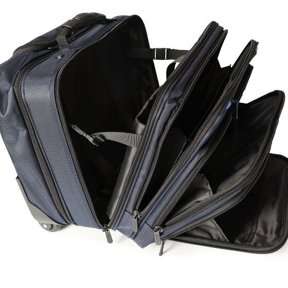 Dermata 2 wielen Zakelijke trolley 38 cm Laptopvak