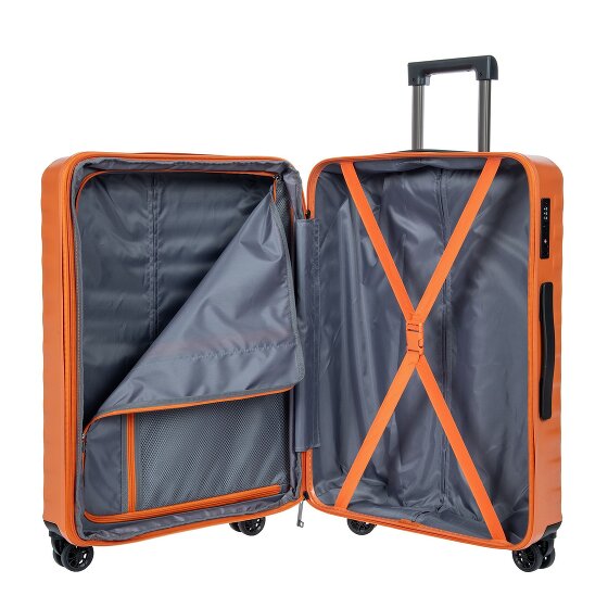 Bric's Nausicaa 4 wielen Trolley M 69.5 cm met uitbreidingsplooi
