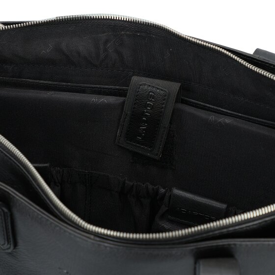 Plevier Power Shopper Tas Leer 41 cm Laptop compartiment