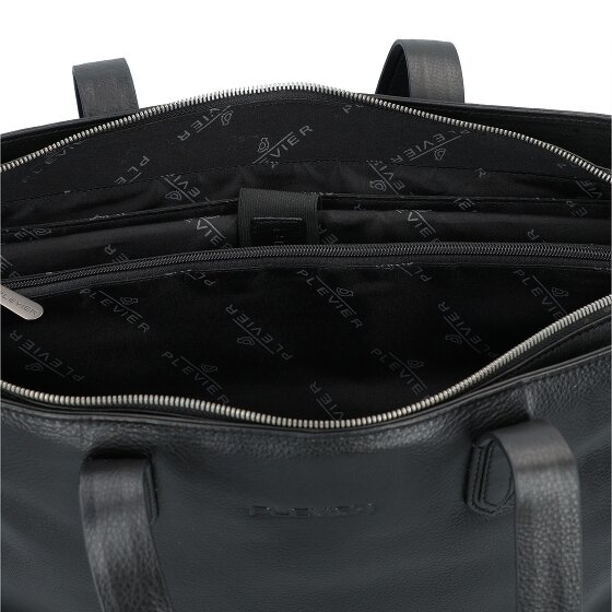 Plevier Power Shopper Tas Leer 31 cm Laptop compartiment