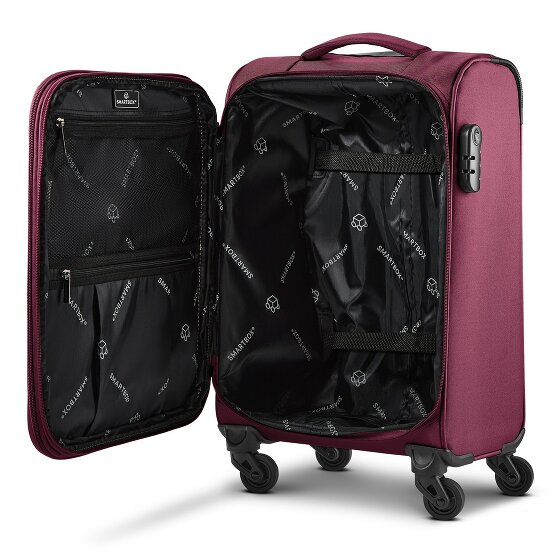 Smartbox Edition 04 4 wielen Cabinewagen 55 cm met uitbreidingsplooi
