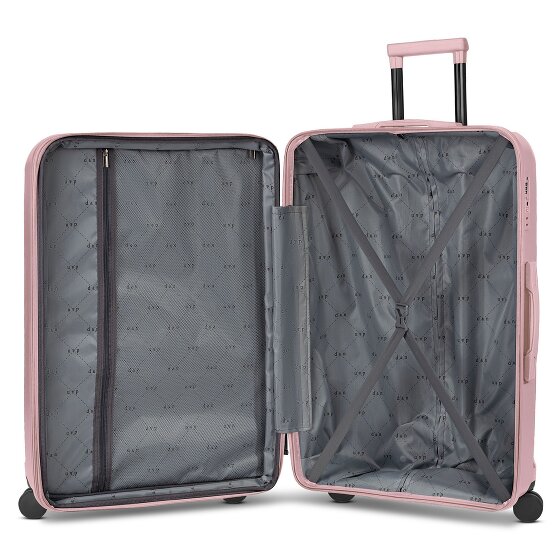 d&n South Dakota 4 wielen Trolley L 76 cm met uitbreidingsplooi