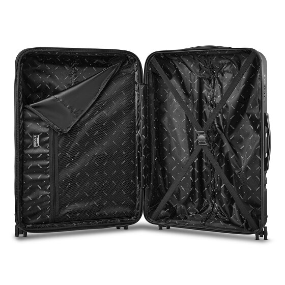 Redolz Pro ABS 4 wielen Trolley 74 cm met uitbreidingsplooi