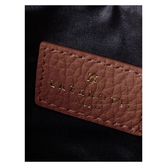 Lazarotti Bologna leeren pochette schoudertas 22 cm