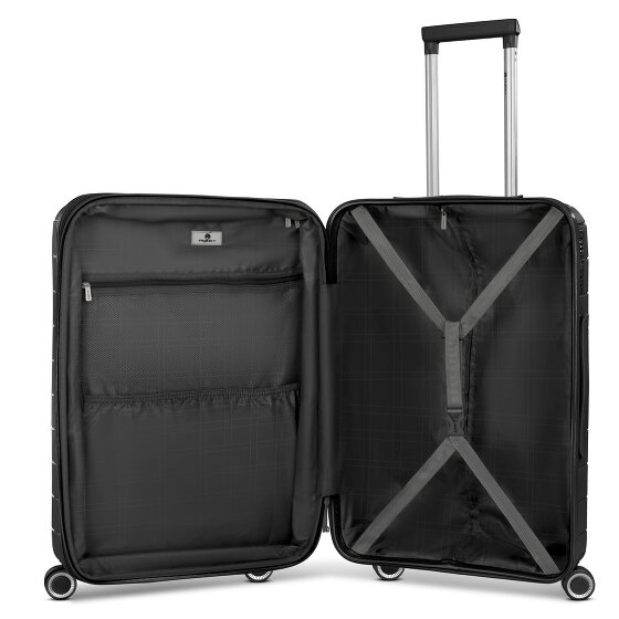 Franky London 4 wielen Trolley M 65 cm met uitbreidingsplooi