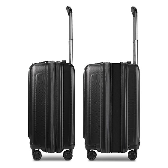 Redolz Essentials 14 kofferset 2 stuks cabine trolley met stretch vouw + beautycase