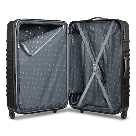 Wenger Amplar Evo 4 wielen Trolley L 75 cm met uitbreidingsplooi